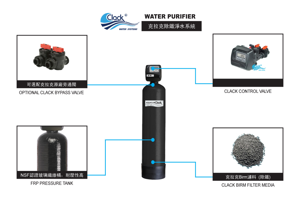 克拉克除鐵淨水系統