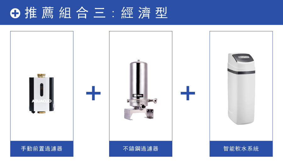 克拉克軟水推薦組合